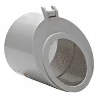 BUSHMAN Flap Valve: Grey, 4 in Overall Ht, 4 in Overall Wd, Plastic, 4 in Inlet Dia, Flap Valve (MPN 39033)