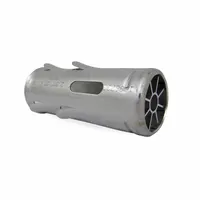 VELVAC anti-siphon tube designed for fuel tanks with a 2-1/2 in filler neck. Constructed of silver aluminum, it allows refueling at a flow rate of 20 gpm while preventing siphoning. Suitable for heavy-duty trucks with a matching filler neck size