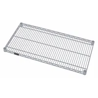 QUANTUM Wire Shelf: 72 in x 18 in, 1 Shelves, Quick-Adjust, 800 lb Load Capacity, Dry/Wet, Gray (MPN 1872GY)