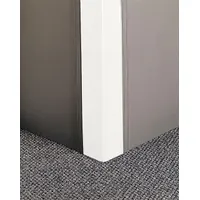 PAWLING CORP Corner Guard: Corner Guard System, PETG, Linen White, 2 in Leg Wd, 8 ft Overall Ht (MPN CGPFT-72-8-301)