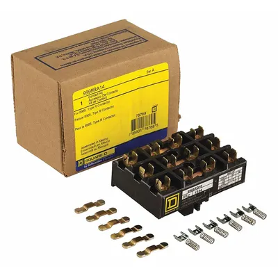 SQUARE D Replacement Contact Kit: 12 Contacts Included - Replacement Contacts for Square D Contactors
