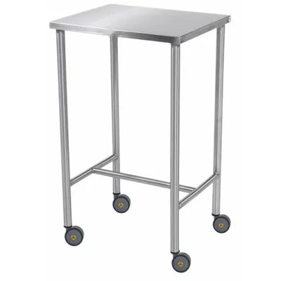 BLICKMAN Instrument Table: 16 in Overall Wd, 34 in Overall Ht, 20 in Overall Lg - Fixed-Height Stainless Steel Surfaced Lab Tables