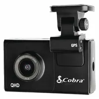 COBRA DashCam: 1600, 140° Front Max Viewing Angle, 1080, 140° Rear Max Viewing Angle (MPN SC200D)