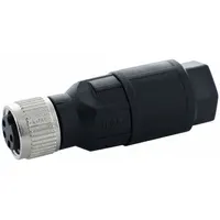 MURRELEKTRONIK Circular Connector: A Coded, 4 Socket, M8 Screw with Straight Connection, IP65/IP67 (MPN 7000-08385-0000000)