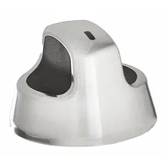 Genuine OEM replacement knob for Whirlpool ovens. Used to control oven settings such as temperature and mode. Designed for precise fit and function.
