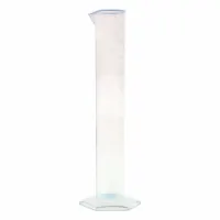 APPROVED VENDOR Graduated Cylinder: Polypropylene, 2 L, To Contain (TC), Hexagon, Colorless (MPN 80038)