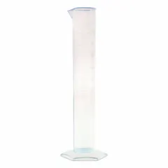 Polypropylene Graduated Cylinder, 2 L, TC, Hexagon, Colorless