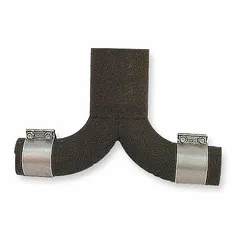 This flange-mount venting kit is designed for dual sidewall venting of gas-fired heaters. Constructed from galvanized steel with 16 ga aluminized steel included, it features opening dimensions of 4 in x 4 in x 6 in. Suitable for use in industrial and commercial heating applications requiring safe exhaust of combustion gases.