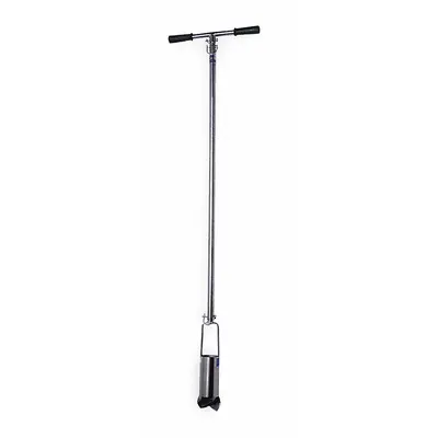 AMS Telescoping Mud Auger Kit: 2 3/4 in Overall Dia, 5 1/4 ft Overall Lg, Steel - Soil Auger Kits