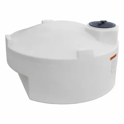 ROMOTECH Reservoir: Single Wall, Vertical, 325 gal, Closed Top, 1/4 in Wall Thick - Square Liquid Storage Tanks