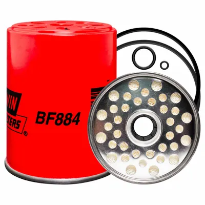 BALDWIN FILTERS Fuel Filter: Spin-On, 3 1/2 in Outside Dia, 3/4 in Inside Dia, Cellulose - Spin-On Fuel Filters