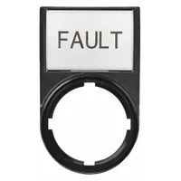 Legend Plate: 22 mm Panel Mounting Size, Rectangular, 1 7/16 in Overall Ht x 1/16 in Overall Wd (MPN M22S-ST-GB8)