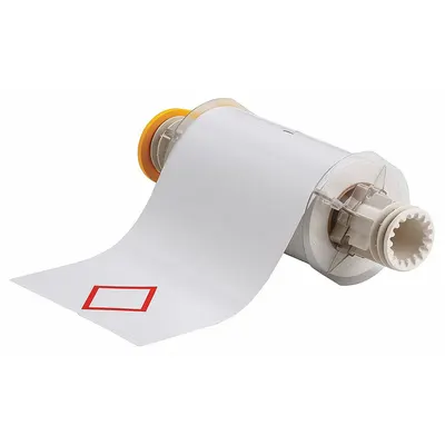 BRADY Pre-Cut Label Stock Roll: No Legend, Red GHS/CLP 1 Diamond, 6 3/32 in x 8 19/64 in - Brady GHS CLP 1-Diamond Chemical Precut Label Rolls