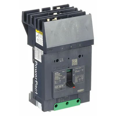 SQUARE D Molded Case Circuit Breaker: 90 A Amps, 25kA at 277/408V AC, Fixed, ABC - B-Frame Square D Molded Case Circuit Breakers