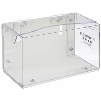 BOWMAN DISPENSERS Bulk Disposable Mask Dispenser, White, Wall-Mounted, FD-005 - Bulk Disposable Mask Dispensers