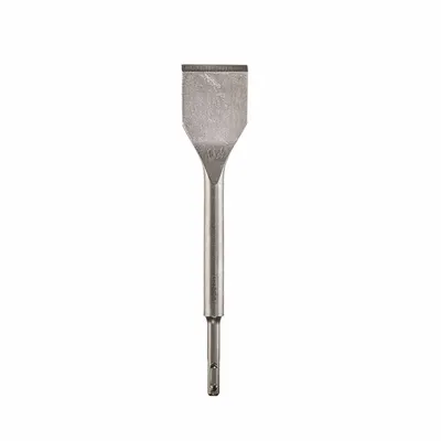 MILWAUKEE Self Sharpening Chisel Bit: 1 7/8 in Head Wd, 9 1/2 in Overall Lg - Self-Sharpening Chisel Bits for SDS-Plus Hammer Drills