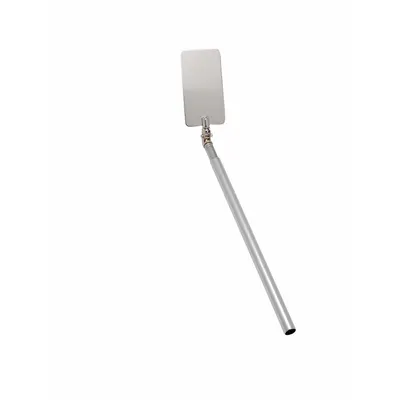 GENERAL Inspection Mirror: 3 3/4 in L x 2 in W Mirror Size, Mirr. Mat. Metal - Standard Inspection Mirrors