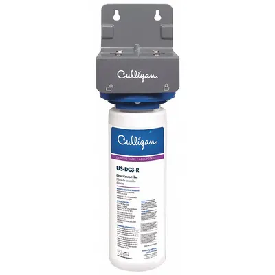 CULLIGAN Water Filtration System: 0.5 micron Micron Rating, 4,750 gal Service Life - Gallons - Plumbing Fixture Water Filter Systems