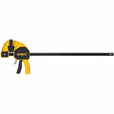 DEWALT Bar Clamp/Spreader: Full-Faced, 24 in Max Jaw Opening, 0 in to 24 in - Dual-Function Trigger Clamps & Spreaders