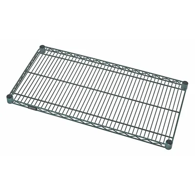 QUANTUM Wire Shelf: 60 in x 21 in, 1 Shelves, Quick-Adjust, 600 lb Load Capacity - Antimicrobial Wire Shelves for Wet & Dry Use