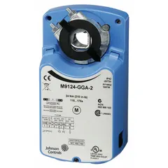 This non-fail-safe actuator is designed for operating dampers and valves in HVAC systems. It provides 210 in-lb torque with a 0 to 90° stroke and CW/CCW shaft rotation, accepting 24V AC/DC input via a plug-in connection. The floating point/on/off control and included auxiliary switch enable integration with building automation systems.