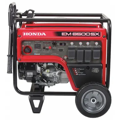 HONDA Portable Generator: Conventional, Gasoline, 5,500 W Running, 6,500 W Starting - Conventional Generators