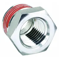 Hydraulic Hose Adapter: 1/4 in x 3/8 in Fitting Size, Female x Male, NPTF x NPTF x NPTF, Rigid (MPN FZ1630)