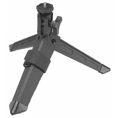 The YSI Small Tripod 4654 is an equipment base and arm designed for field support of water testing instruments. It provides a stable platform for mounting meters or sensors during outdoor or remote monitoring. Dimensions: 2 in height, 3 in width, 8 in depth.