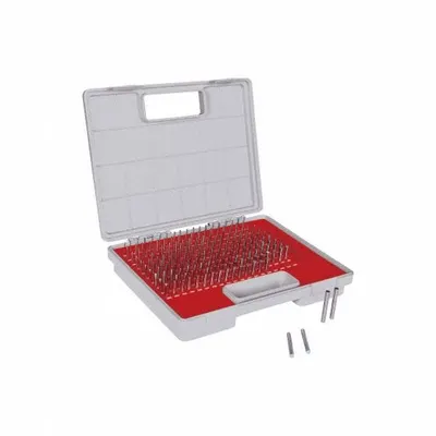 INSIZE Pin Gage Set: Go (Plus), 0.626 in to 0.75 in, 0.001 in Dia Increment - Go (Plus) Pin Gauge Sets - Uncoated Tool Steel