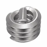 HELI-COIL Helical Insert: Tanged Tang Style, Screw-Locking, #10-24 Thread Size, Plain, Plain, 100 PK (MPN A3585-3CN190)