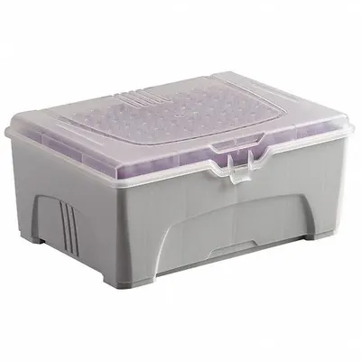 COLE-PARMER Pipette Tip: Sterile, 100 ul Capacity, Preconfigured Rack, No Filter, Polypropylene - Sterile Pipette Tips