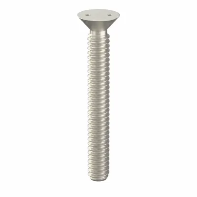 TAMPER PRUF SCREW Tamper Resistant Screw: #10-24 Thread Size, 1 1/2 in Lg, Stainless Steel - Flat Head Tamper-Resistant Machine Screws