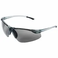 SELLSTROM Safety Glasses: Smoke Lens, Half-Frame, Hard Coat, Vented, Smoke Frame, XM340 Series (MPN S74271)