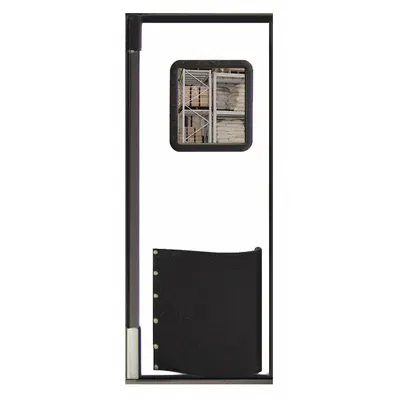 CHASE Swinging Door: Polyethylene, 1 Doors, White, 3 ft Door Wd, 7 ft Door Ht - Insulated Swinging Doors