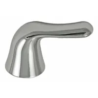 This chrome-finished metal lever handle is a replacement part for American Standard Colony Soft Series faucets. It controls hot and cold water flow in residential or commercial sinks, restoring original lever operation and appearance