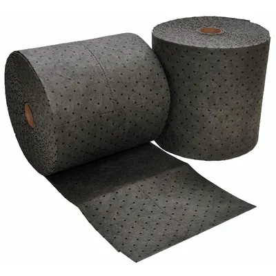SPILFYTER Sorbent Roll, 16 in x 150 ft, Gray Polypropylene, 2-Pack Box - Sorbent Rolls