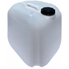 Rectangular Carboy, 5.28 gal, HDPE, Antistatic Outer Layer