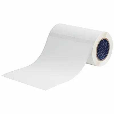 BRADY Pre-Cut Label Stock Roll: 11 in Label Ht, 8 in Label Wd, 11 in Roll Lg - Brady Cryogenic Inkjet Precut Label Rolls