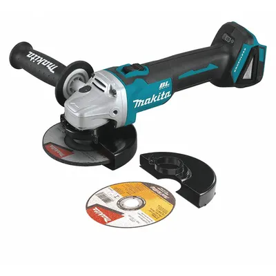 MAKITA Angle Grinder: 5 in_4 1/2 in Wheel Dia, Brushless Motor, 18V DC, Std Head - Makita Cordless Angle Grinders
