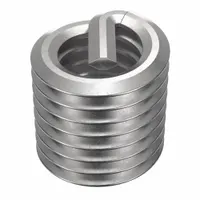 HELI-COIL Helical Insert: Tanged Tang Style, Screw-Locking, #10-32 Thread Size, Plain, Plain, 100 PK (MPN A3591-3CN285)