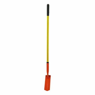 NUPLA Trenching Shovel V-Type Blade: Steel Blade, 14 ga, Straight Handle Type - Trenching Shovels