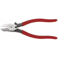 Diagonal Cutting Plier: Flush, Straight, Narrow, 1 in Jaw Lg, 1 in Jaw Wd, 7 3/4 in Overall Lg (MPN D227-7C)