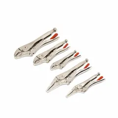 This locking pliers set from CRESCENT features a 14-5/8 in overall length, 1-1/4 in jaw length, and 1-7/8 in max jaw opening, fitting 12–14 in type. The locking lever provides secure clamping for gripping and turning fasteners in maintenance, fabrication, and repair tasks. Not insulated.