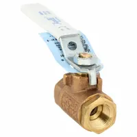 APOLLO Manual Two-Way Ball Valve: 3/8 in Size, Bronze, Straight, FNPT x FNPT, Std Port Ball Port (MPN 70LF-102-01)