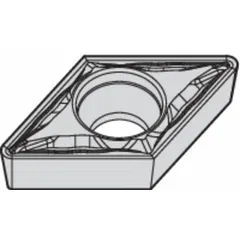 Diamond indexable turning inserts for precision machining of non-ferrous materials, composites, and abrasive workpieces. Designed for fine finishing operations requiring high surface finish and dimensional accuracy.