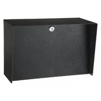 PEDESTAL PRO Outdoor Housing: 8 in Overall Ht, Black, Cover Housing, 6 in x 12 in, Black (MPN Lando-CS-12x8-E)
