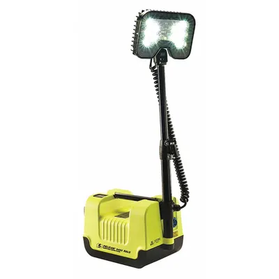 PELICAN Temporary Job Site Light: LED, 1,600 lm Max Brightness, 1 No. of Brightness Levels - Floor-Stand Remote Area Lights