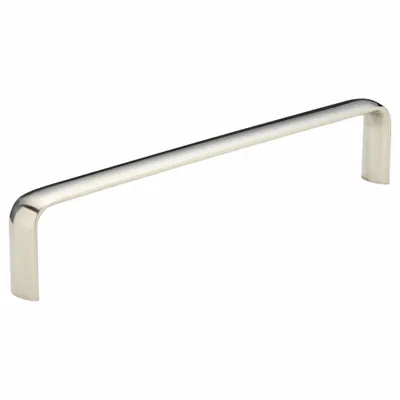 SUGATSUNE Pull Handle: Threaded Holes, Stainless Steel, Silver, #6-32 Screw Size - Standard Pull Handles