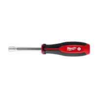 MILWAUKEE Nut Driver: Straight, HollowCore™, Metric, With Magnetized Tip, Std, Hollow Hex Nut Driver (MPN 48-22-2563)