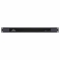 VIDEO MOUNT PRODUCTS Brush Plate Filler: 1 Rack Units, 19 in Overall Wd, 1 3/4 in Overall Ht, Black (MPN ER-BP1)